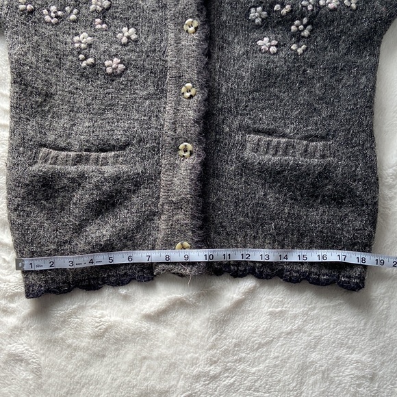 Vintage Wool Blend Chunky Cardigan NWOT - Picture 12 of 13